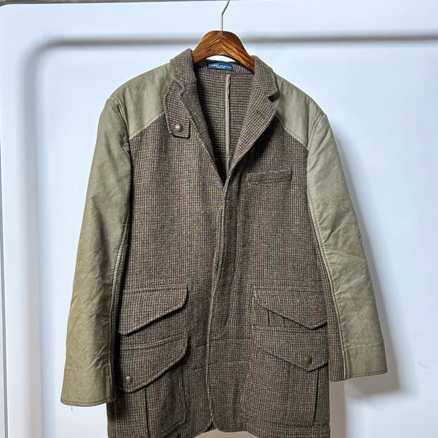 Polo Italy Made Waxed Tweed Jacket