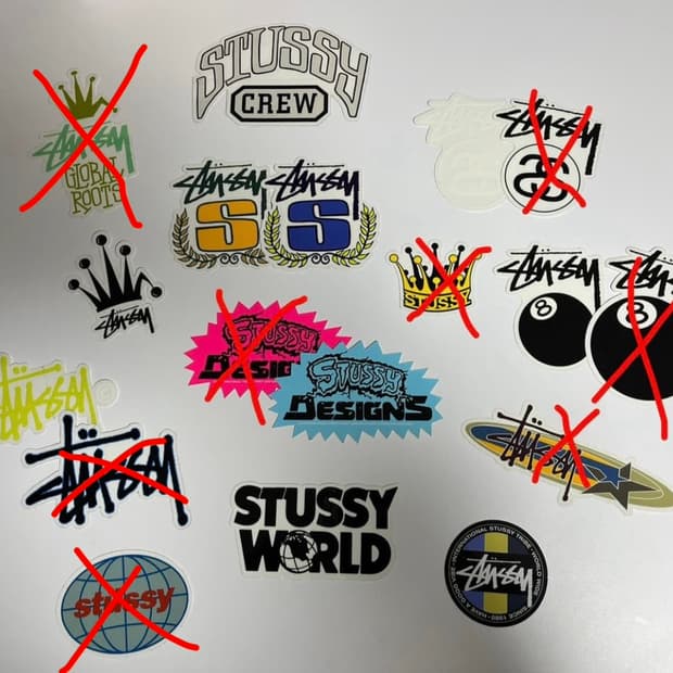 스투시 스티커 개당 1천원