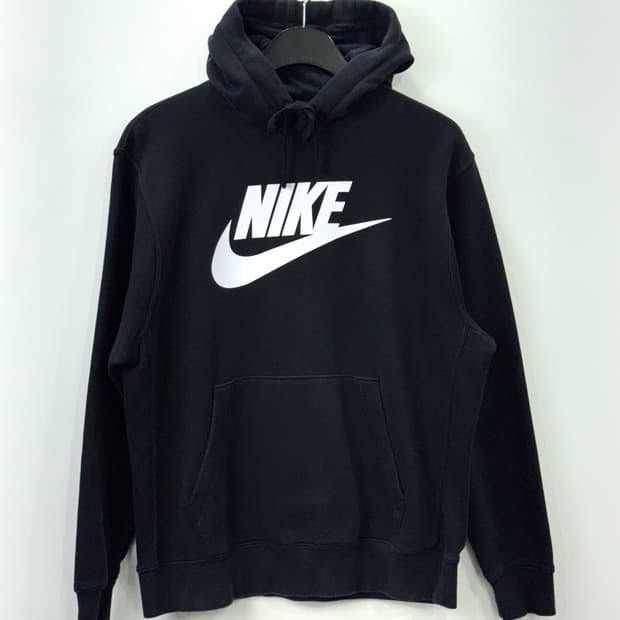 나이키 스우스 로고 후드 블랙 XL