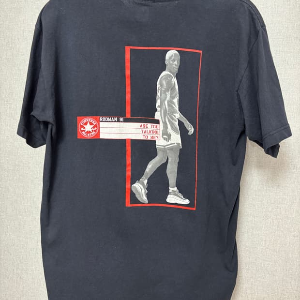 빈티지 90s Converse Rodman 데니스 로드맨 컨버스 티셔츠
