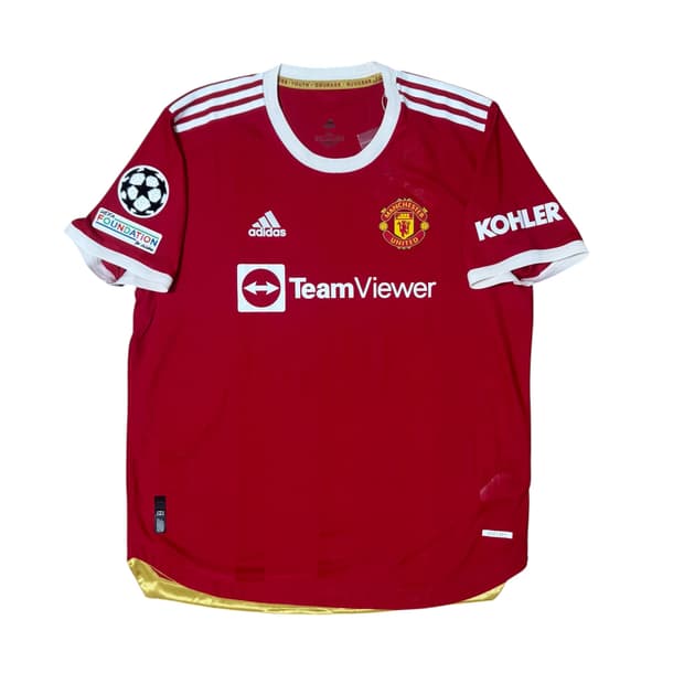 21-22 맨체스터 유나이티드 홈 어센틱 유니폼 브루노 페르난데스