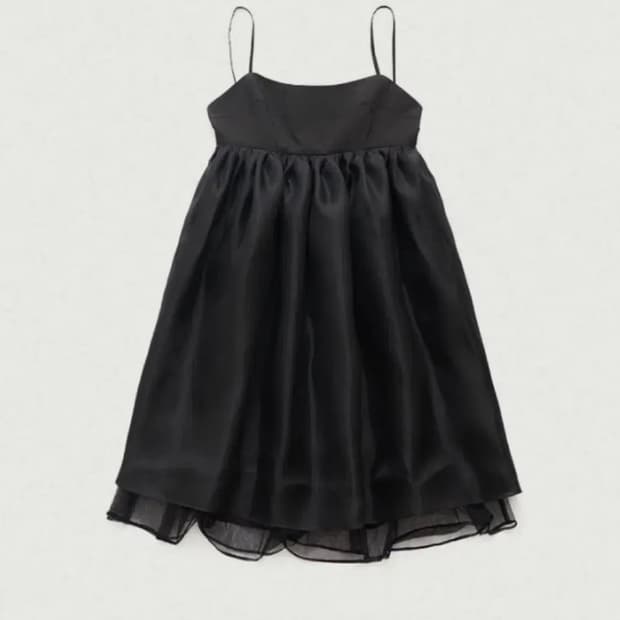 더바넷 Black Chloe Backless Mini Dress