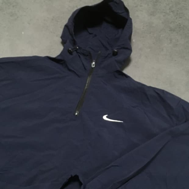 나이키 스우시 우븐 아노락 하프집업 바람막이