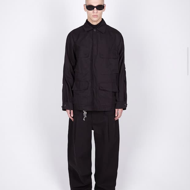 밀로아카이브 퍼티그 오버셔츠 블랙