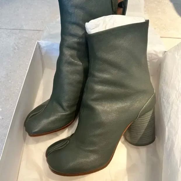 메종마르지엘라 타비 하이힐 부츠 