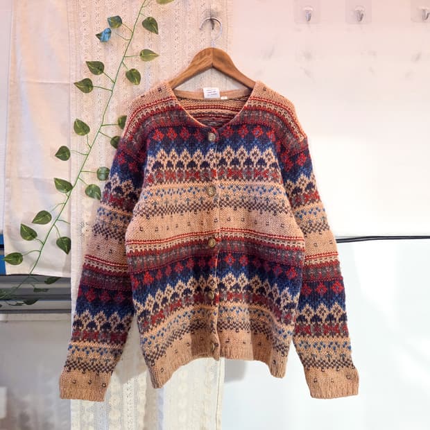 에스닉 패턴 가디건