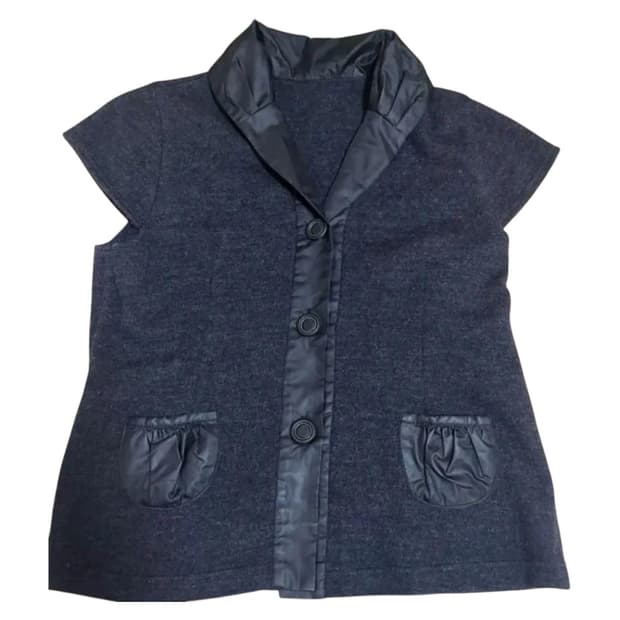 빈티지 울 니트 베스트