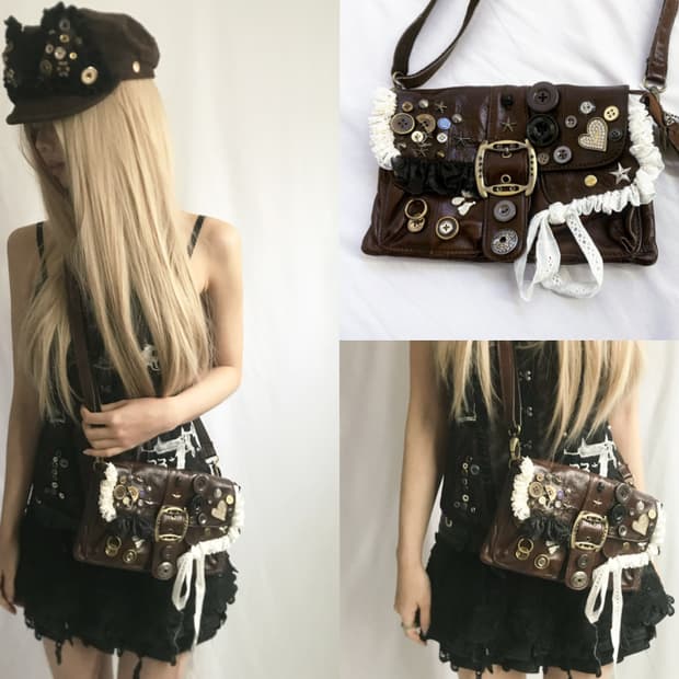 Custom🐾)Western antique charm mini bag