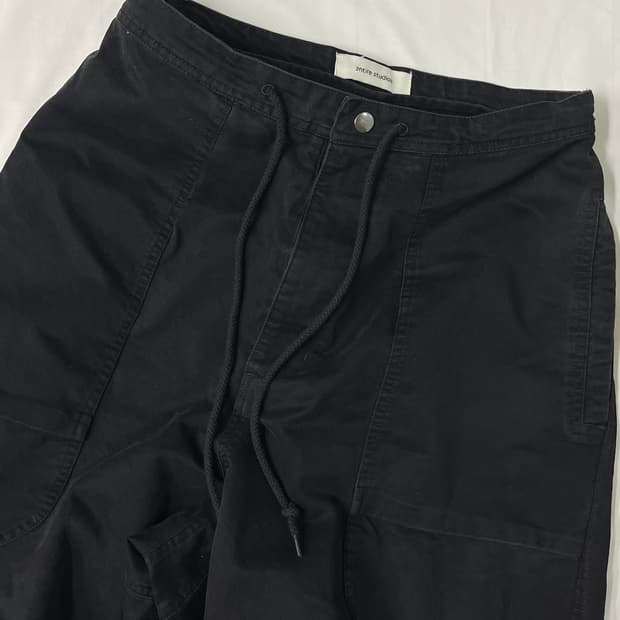 XS) entire studios 카고팬츠 블랙