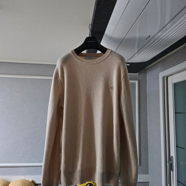 [거의 새것] 메종키츠네 니트 스웨터 티셔츠 L