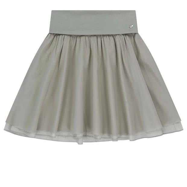 코이세이오 더블 셔링 스커트 그레이2