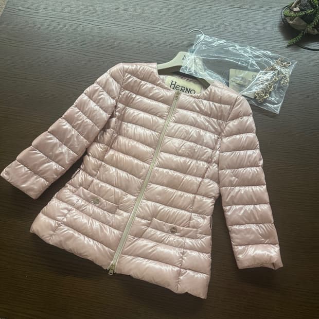 에르노 여성 경량패딩 40 핑크