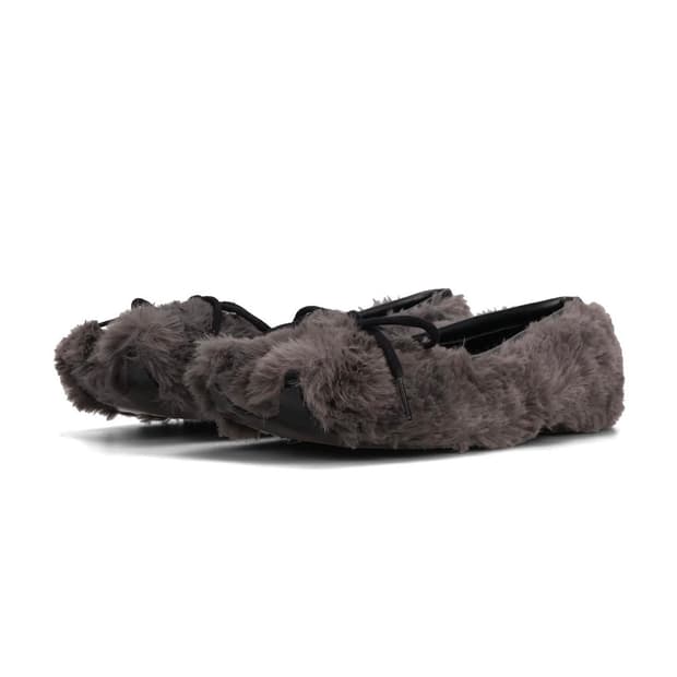 [36,38]파울라 카노바스델바스 25fw DIABLO 퍼 플랫슈즈