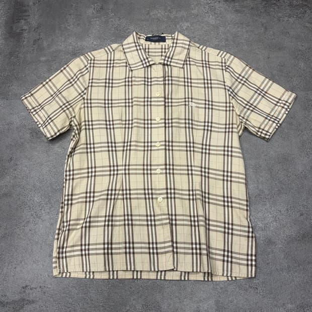00s Burberry London Nova Check S/S Shirt
