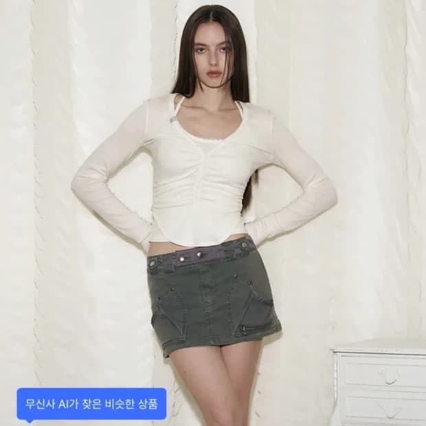플리즈노팔로우 니나 레이스 롱슬리브 아이보리