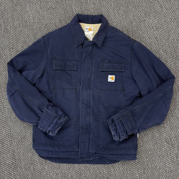 칼하트 누빔 워크자켓 네이비