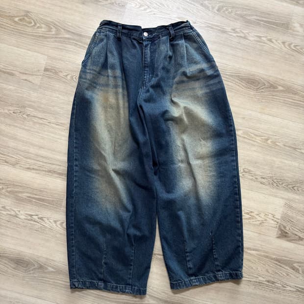 farmer’s market 샌드 브러쉬 데님 팬츠