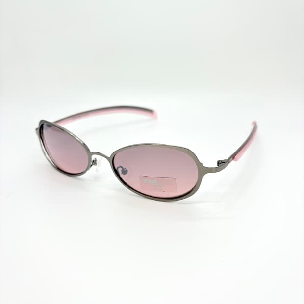 MICHIKO LONDON 핑크그레이 메탈 선글라스