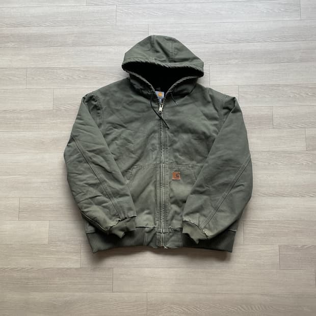 칼하트 j130 ARG 아미그린 액티브 샌드스톤 carhartt 빈티지