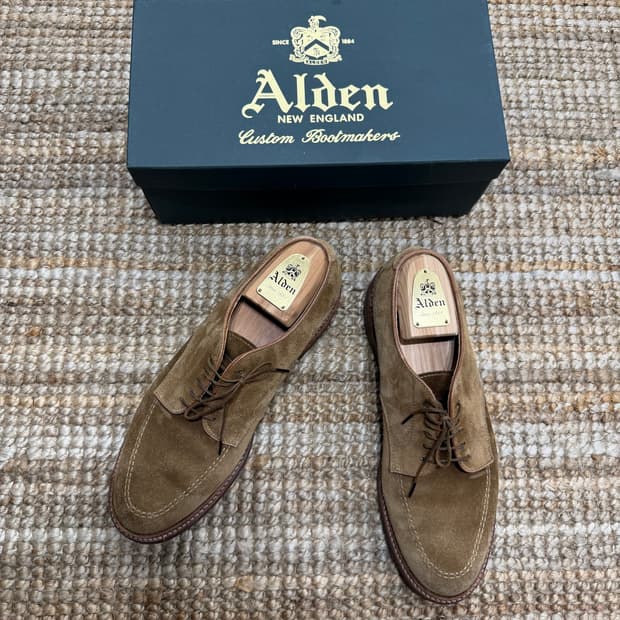 알든 Alden 702 US10D Snuff Suede