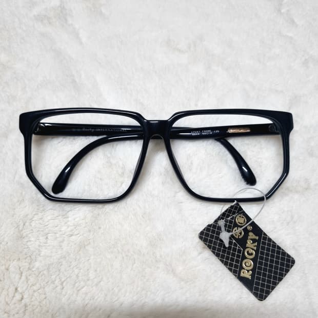 데드스탁  rocky  사각 뿔테 빅사이즈  49