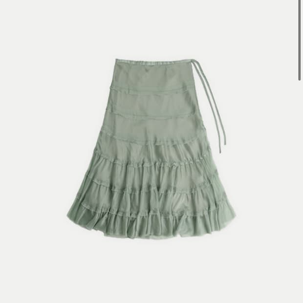 콜로신스 스커트 민트 SHIMMERING SKIRT GLOSSY MINT