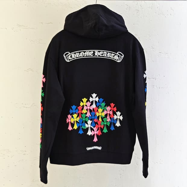 [XL] 미사용 크롬하츠 세메터리 후드집업 블랙 C0106C058