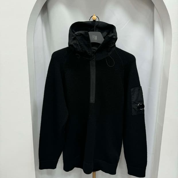 cp컴퍼니 와펜 니트 후드 M 