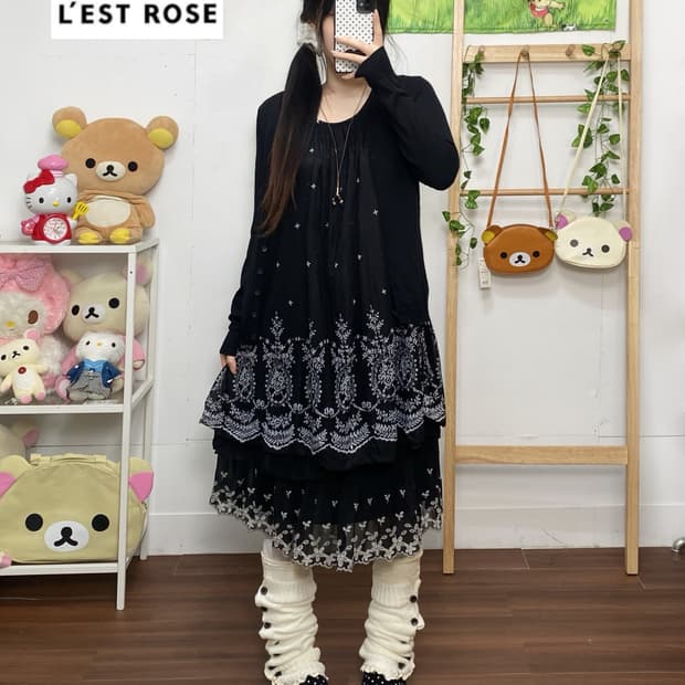 ꒰ঌ 무채색 모리걸 세트 ໒꒱