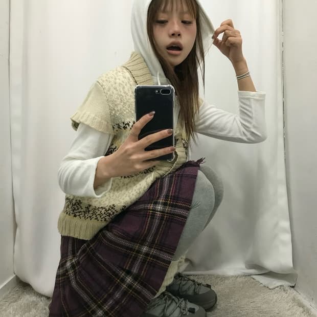 👛버버리 체크 포인트 코디 세트 👛