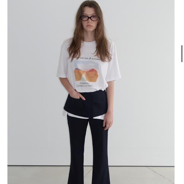 오버듀플레어 sweet sounds t_shirt_white