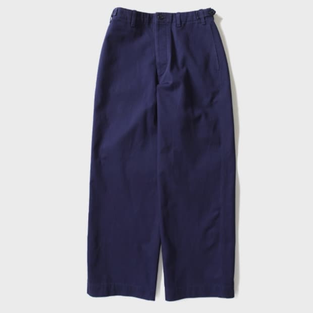 토마스모어 헤링본 페이디드 팬츠 프렌치블루 M