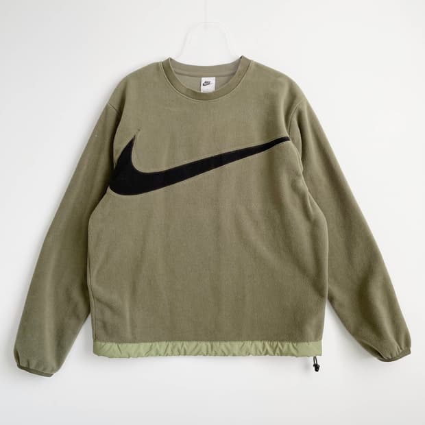 F2 나이키 클럽+ 플리스 윈터라이즈드 크루넥 미디엄 올리브 맨투맨 10