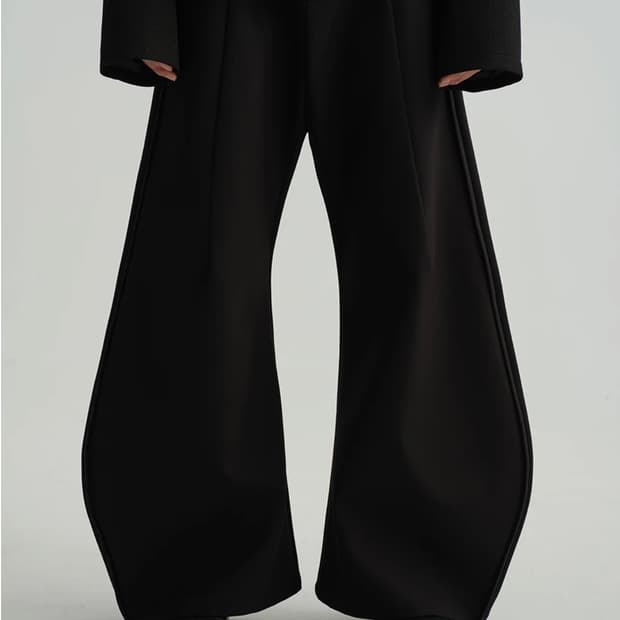 [새제품/L] JCAESAR 플레어핏 트라우저 - 블랙