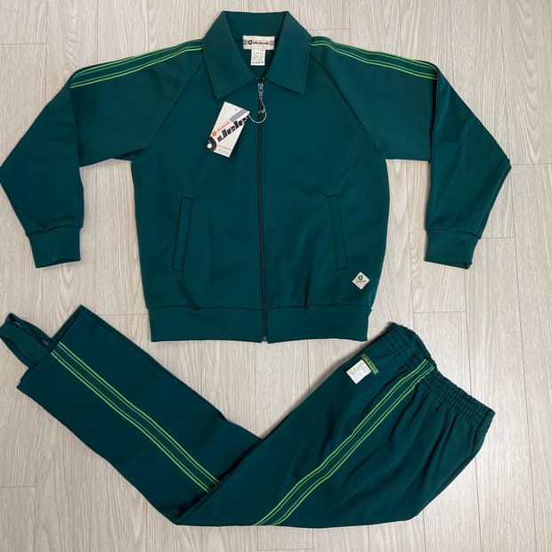 젤렌크 스포츠 80s 올드 트랙탑 져지 셋업 1990