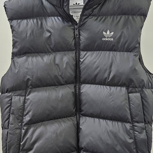 아디다스 오리지날 하이넥 패딩조끼 블랙(M)