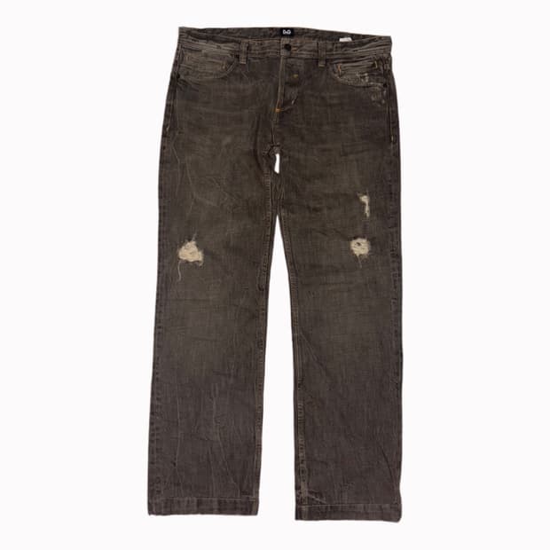 00’s D&G Distressed Denim Pants