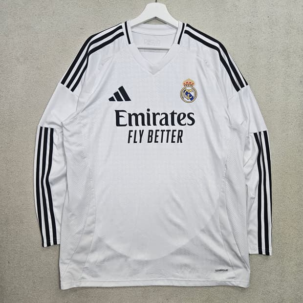 24 25 아디다스 레알 마드리드 롱슬리브 져지 3XL