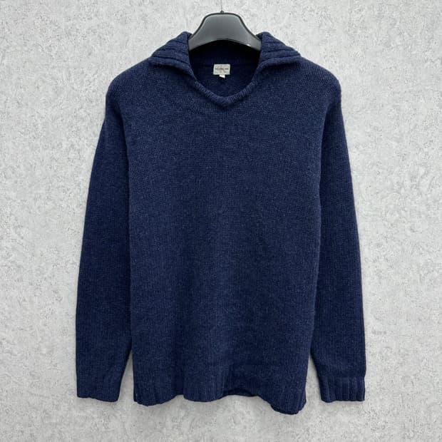 95 캘빈클라인 재팬 남자 울 카라 니트