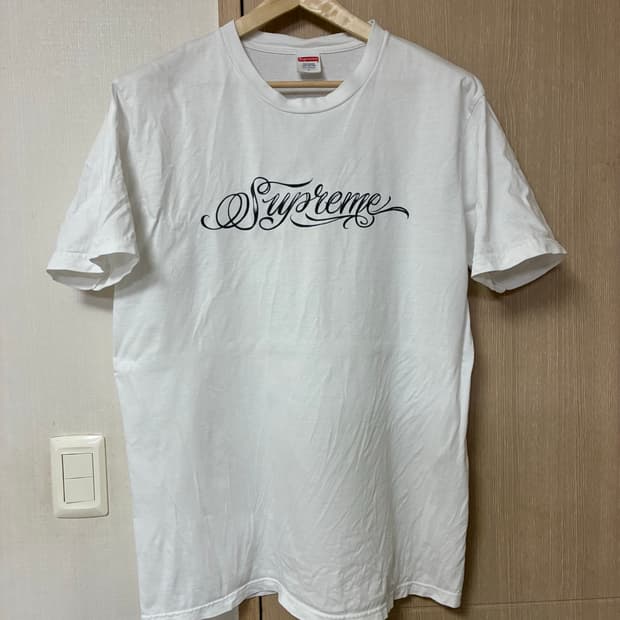 [L]슈프림 미스터카툰 로고 티셔츠