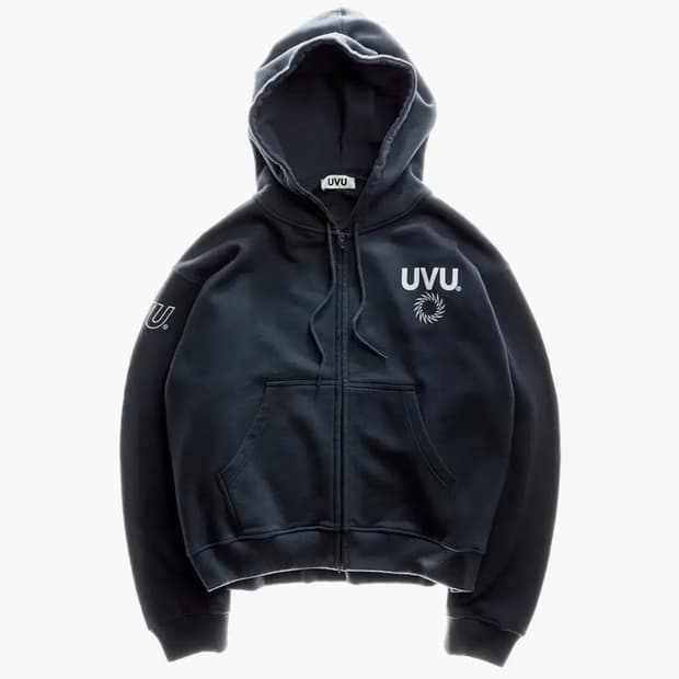 UVU 파리 25 지퍼 후드 잉크