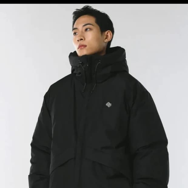 트래블 고프다운 패딩 블랙