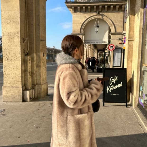 THE VERLIN(더 베를린) 가먼트 에코 밍크 퍼 코트