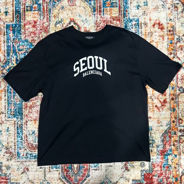 [XL] 발렌시아가 시티 컬렉션 서울 반팔 티셔츠