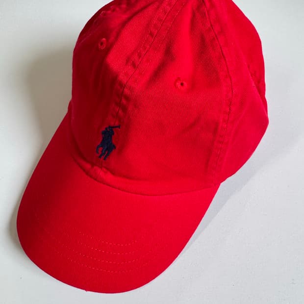 폴로 랄프로렌 레드볼캡 59cm