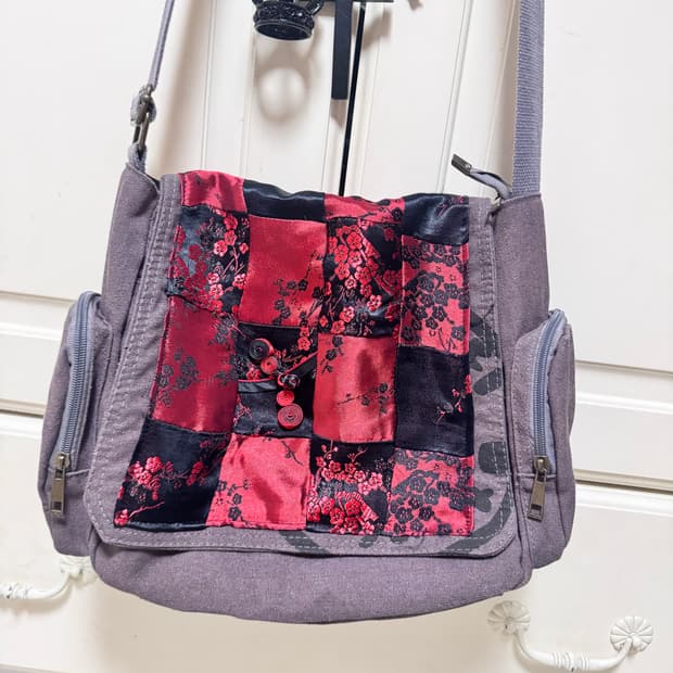 빈티지 차이나 치파오 패치워크 핸드메이드 숄더백 크로스백 가방