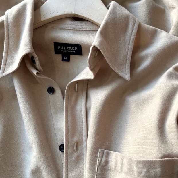 Brushed fabric L/S shirt