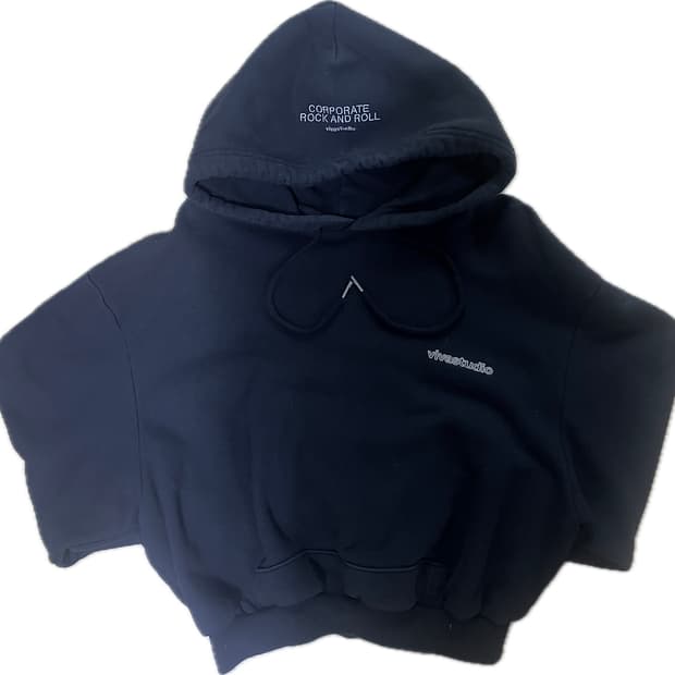 비바스튜디오 블랙 후드티