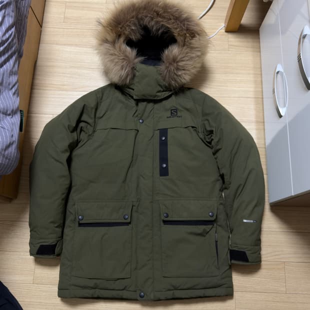 살로몬 털 패딩