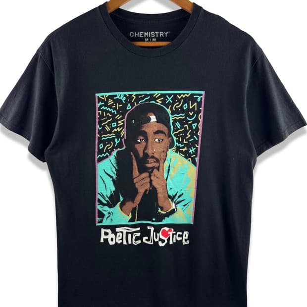 Poetic Justice 투팍 그래픽 티셔츠3627